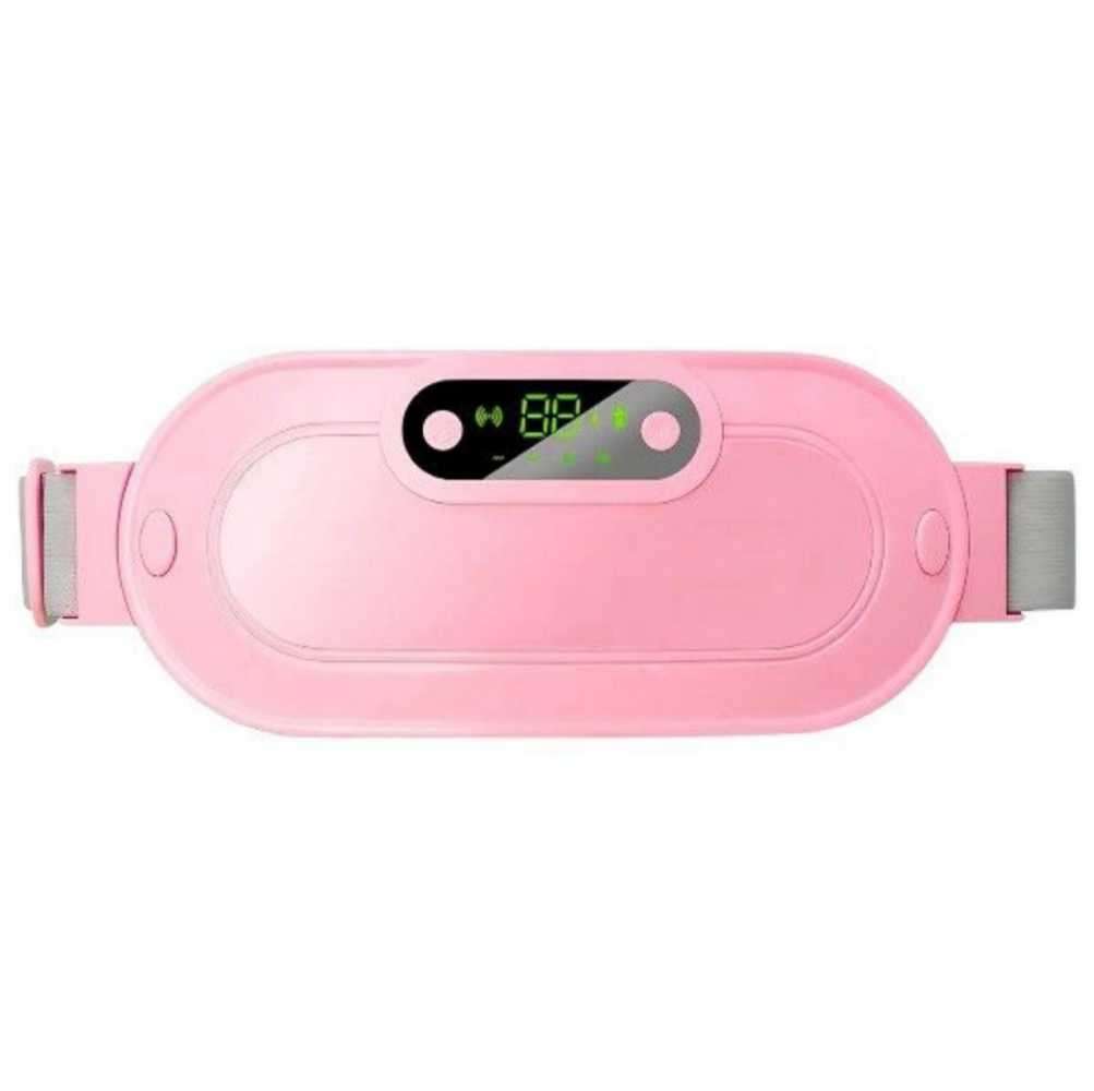 Cordless Menstrual Heating Belt With LED Smart Display - Pink