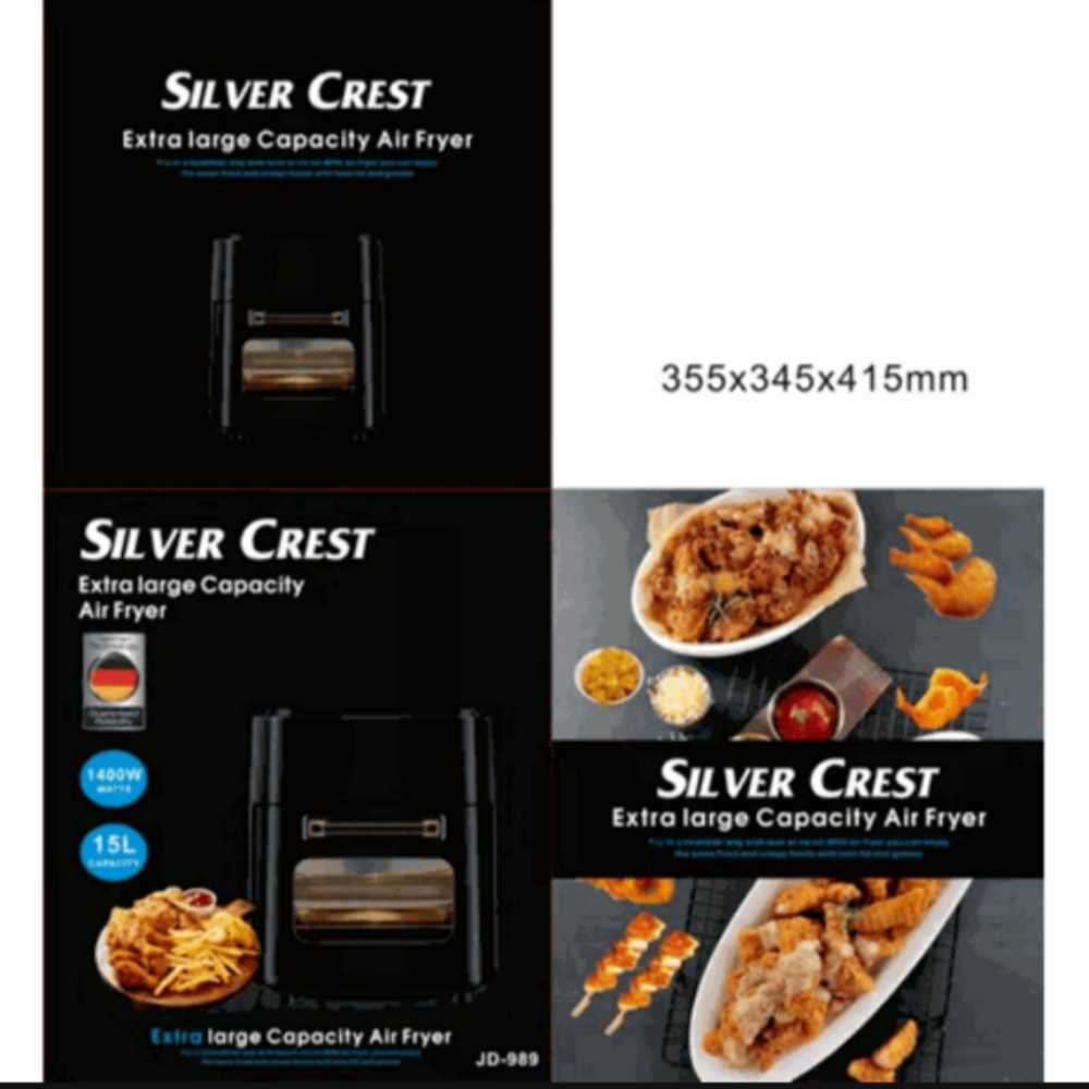 Black 15 L Technology Air Fryer Oven Multifunction Electric Air Fryer