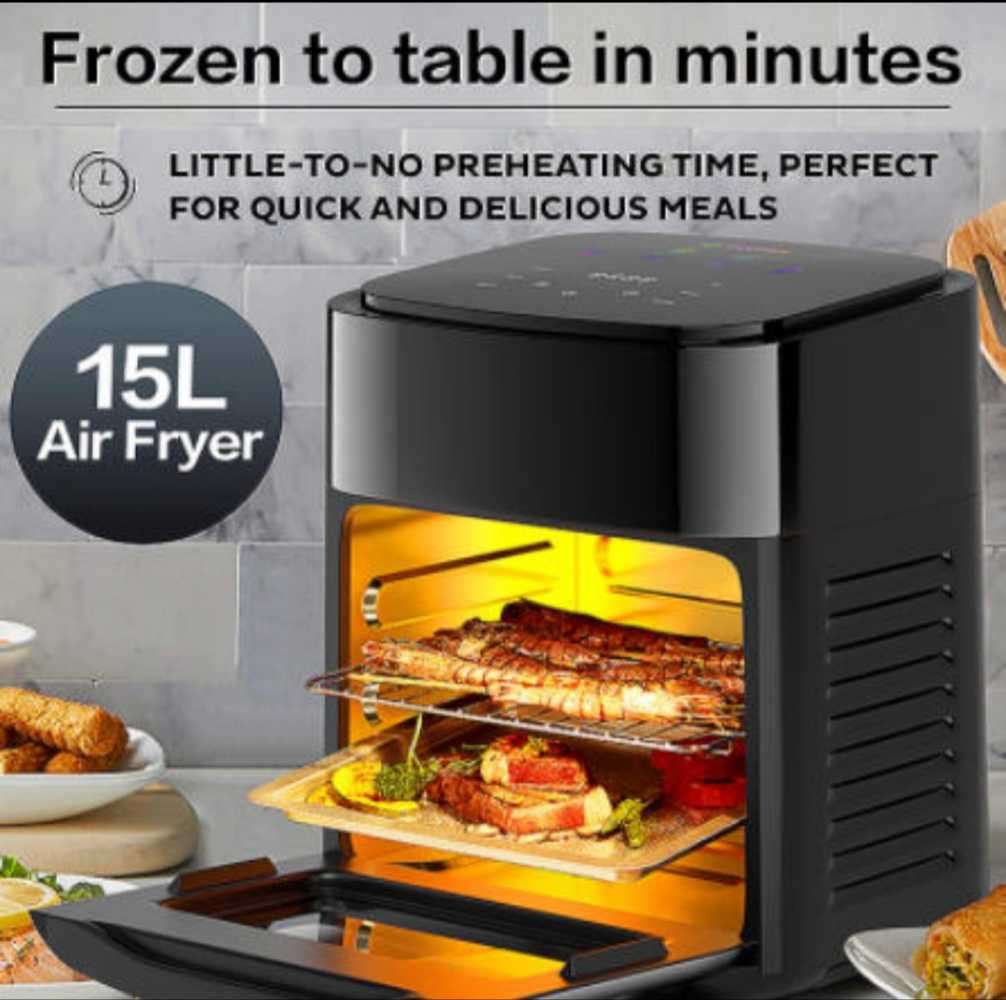 Black 15 L Technology Air Fryer Oven Multifunction Electric Air Fryer