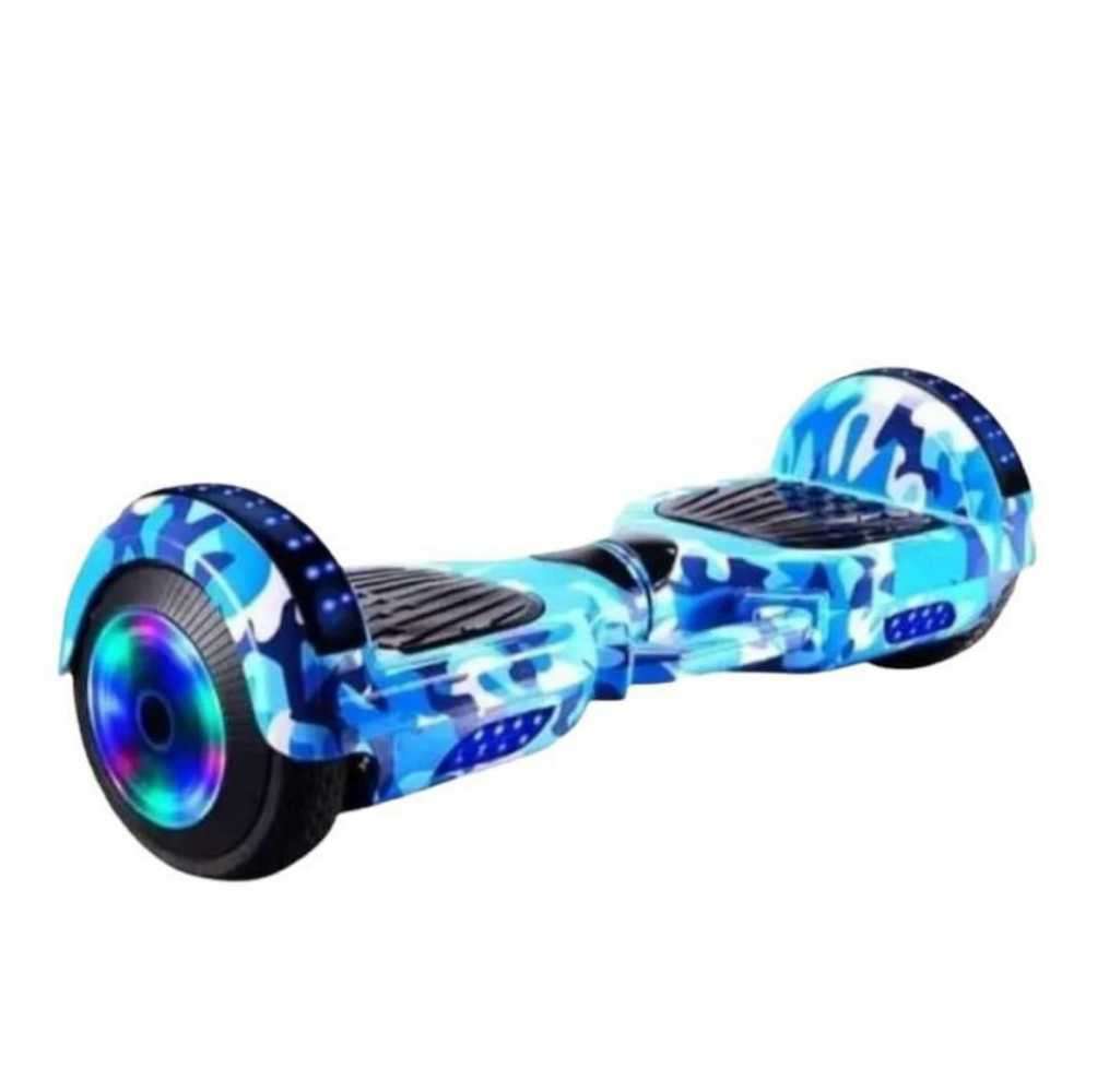 6.5 Inch Smart Auto Balance Hoverboard With Bluetooth Speaker - Army Blue