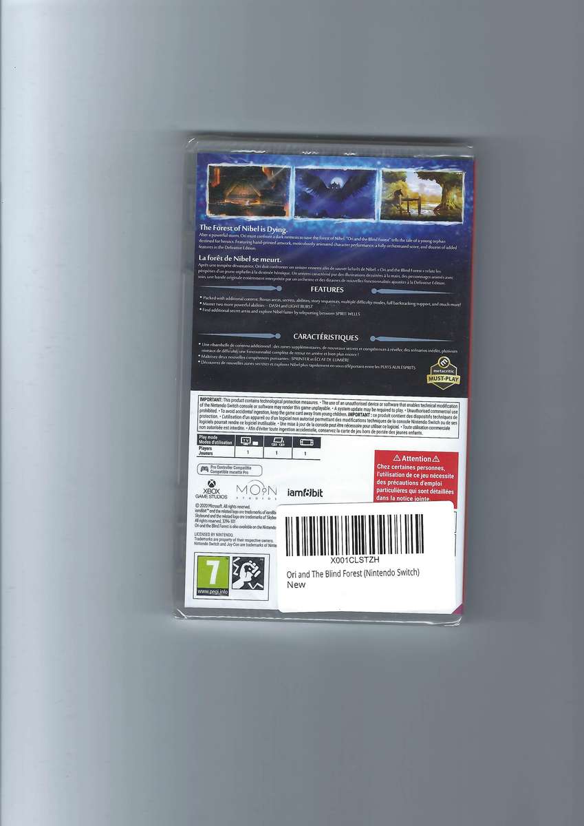 Nintendo Switch: Ori and the Blind Forest: Definitive Edition