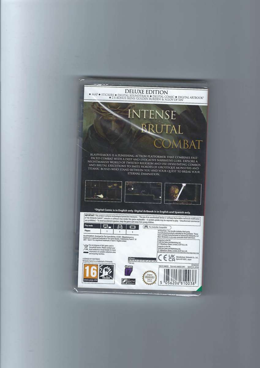 Nintendo Switch: Blasphemous - Deluxe Edition