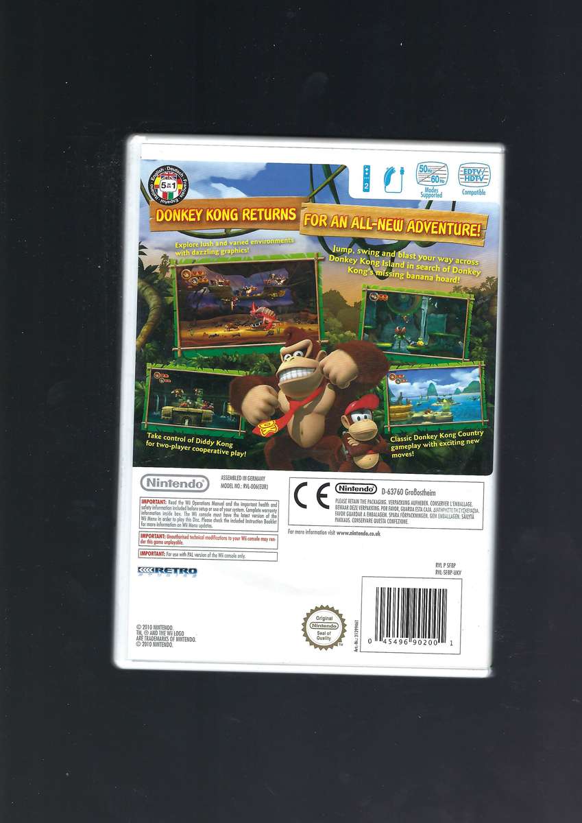 Nintendo Wii: Donkey Kong Country Returns (PAL)