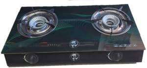 GOOD MAMA 2 BURNER GLASS TOP GAS STOVE