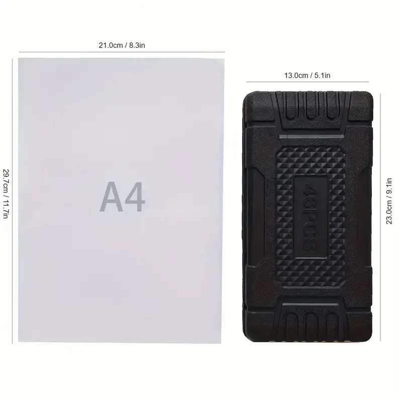 46-Piece Comprehensive Car Repair Tool Kit - 1/4 Inch Drive Socket Ratchet Wrench Set Auto Repairing