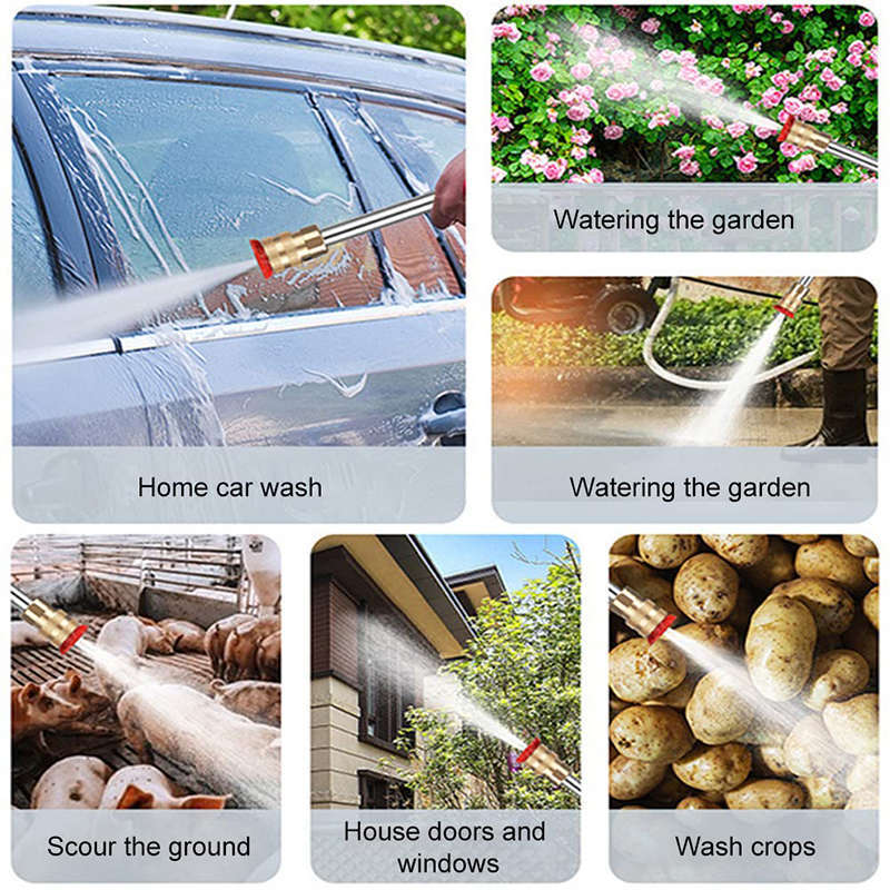 High-pressure Water Car Wash Gun Rechargeable   Convenient rechargeable high-pressure water car wash