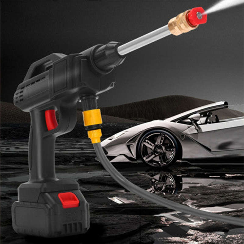 High-pressure Water Car Wash Gun Rechargeable   Convenient rechargeable high-pressure water car wash