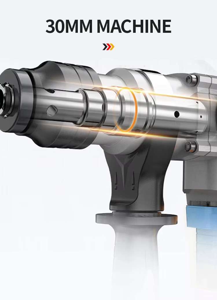 Cordless Brushless Electric  Variable Speed Hammer Drill Concrete Broken Hammer Rock Drilling