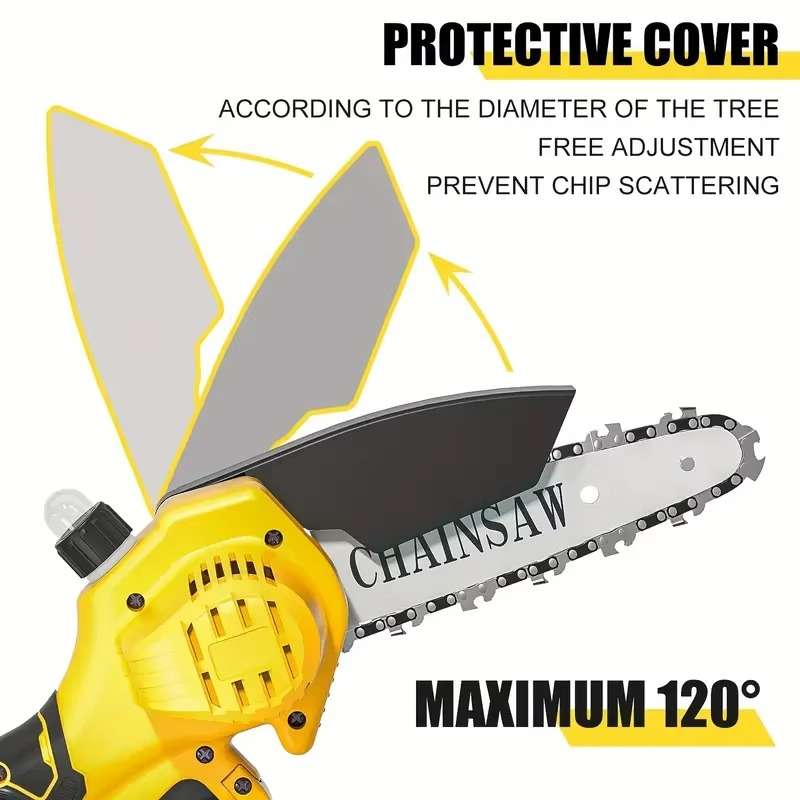 chainsaw 6Inch Rechargeable Battery Operated Chain Saw Electric Cordless Mini Handheld Chainsaws