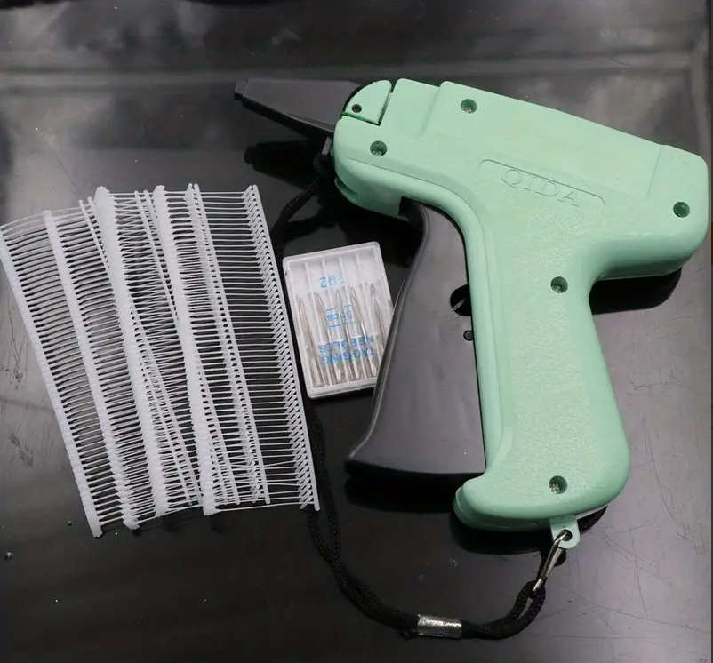 1set Tagging Gun Clothes Retail Price Label Standard Tag Attacher Set  5 Needles 1000pcs Barbs