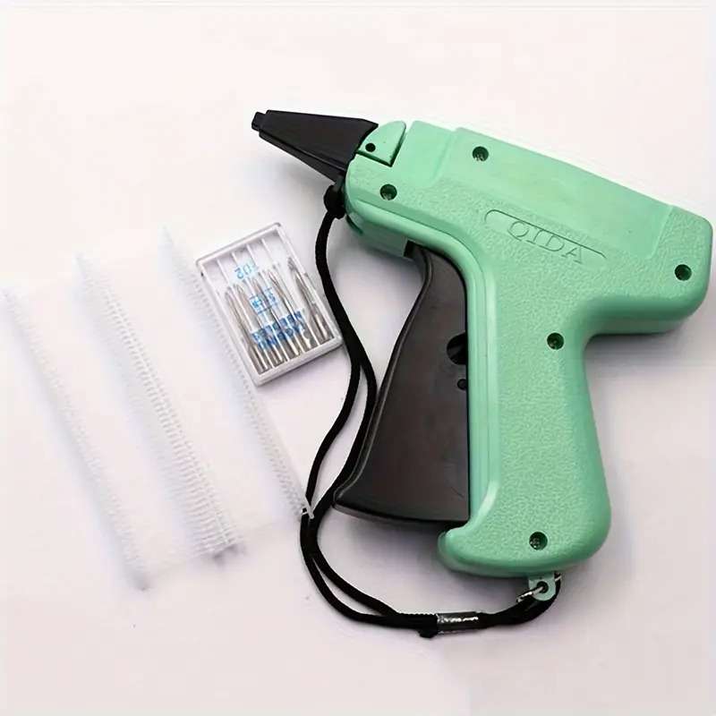 1set Tagging Gun Clothes Retail Price Label Standard Tag Attacher Set  5 Needles 1000pcs Barbs