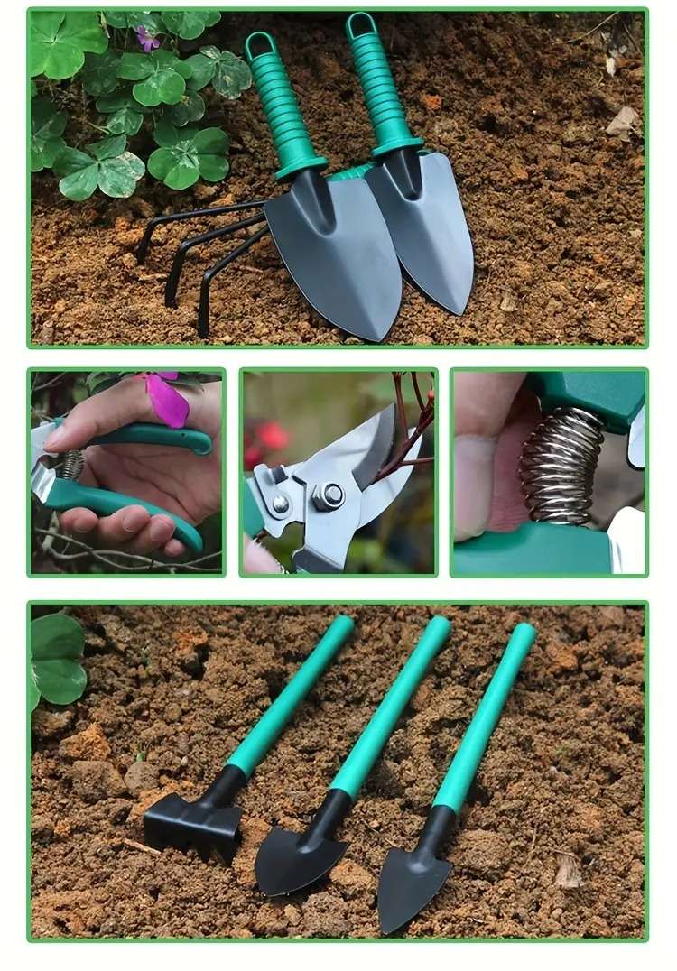 Garden Tools Shovel, Flower Tool Set, 10 Sets Of Flower Tools, Stainless Steel Flower Shovel