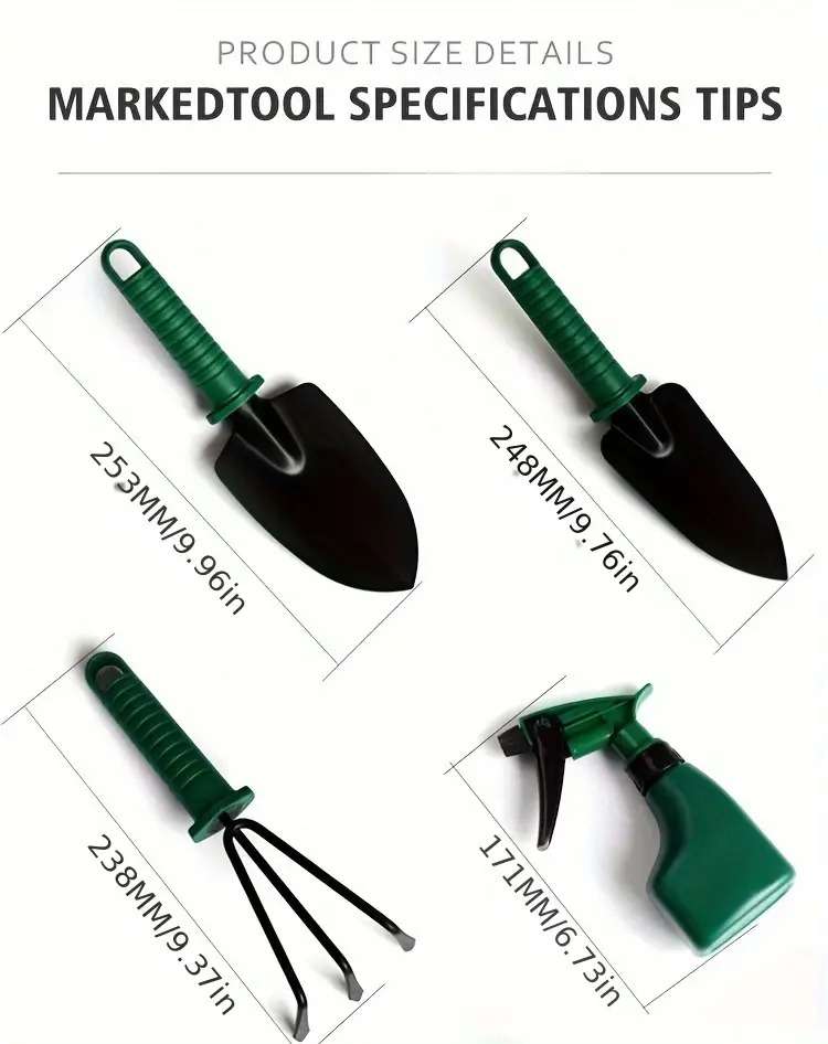 Garden Tools Shovel, Flower Tool Set, 10 Sets Of Flower Tools, Stainless Steel Flower Shovel