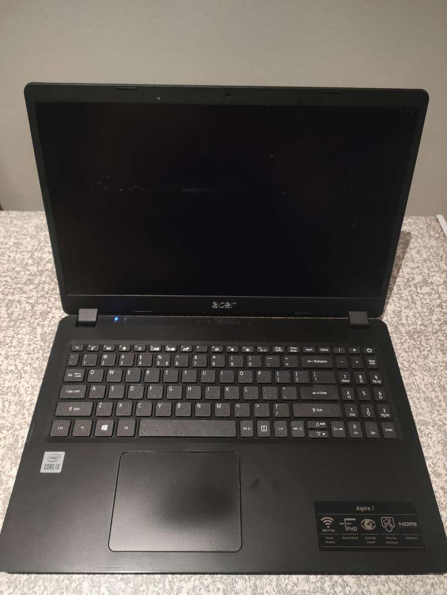 Acer Aspire 3 Intel Core i3 10th Gen 15.6" Display 4GB Ram For SPARES/REPAIRS