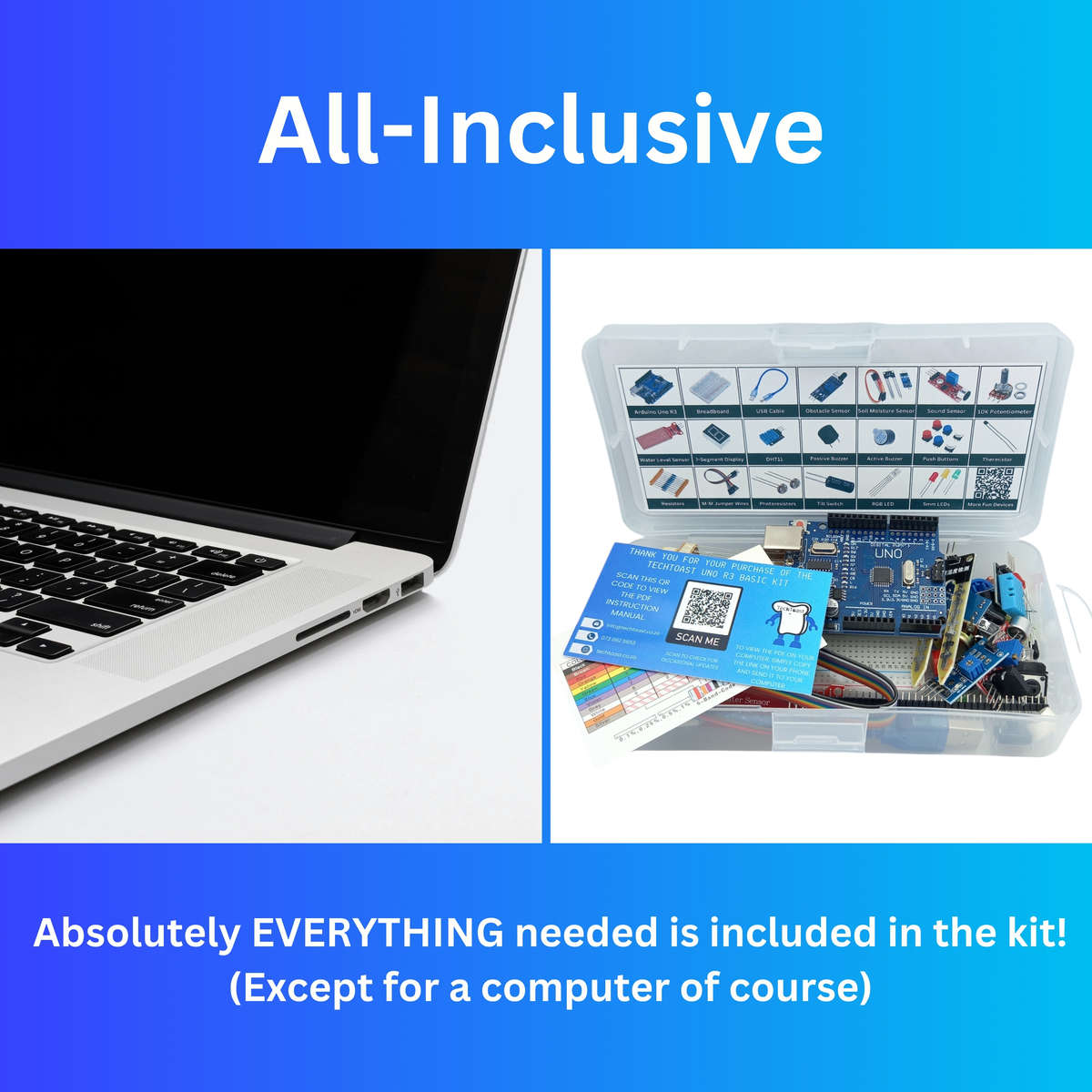 TechToast Arduino Uno R3 Basic Starter Kit