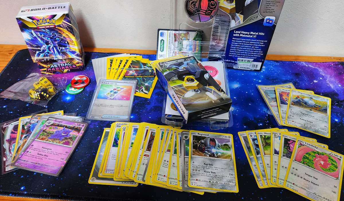 Pokemon Bundle - Cards, V Battle Deck, Accessories, Sleeves, Extras