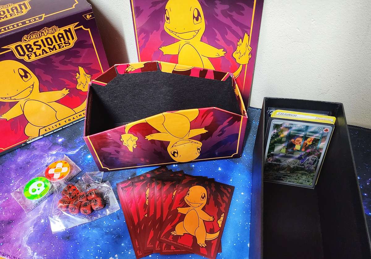 Pokemon Bundle - "Grumpy" Charmander, Charizard V, Pokemon 151 Poster Collection Promos and More