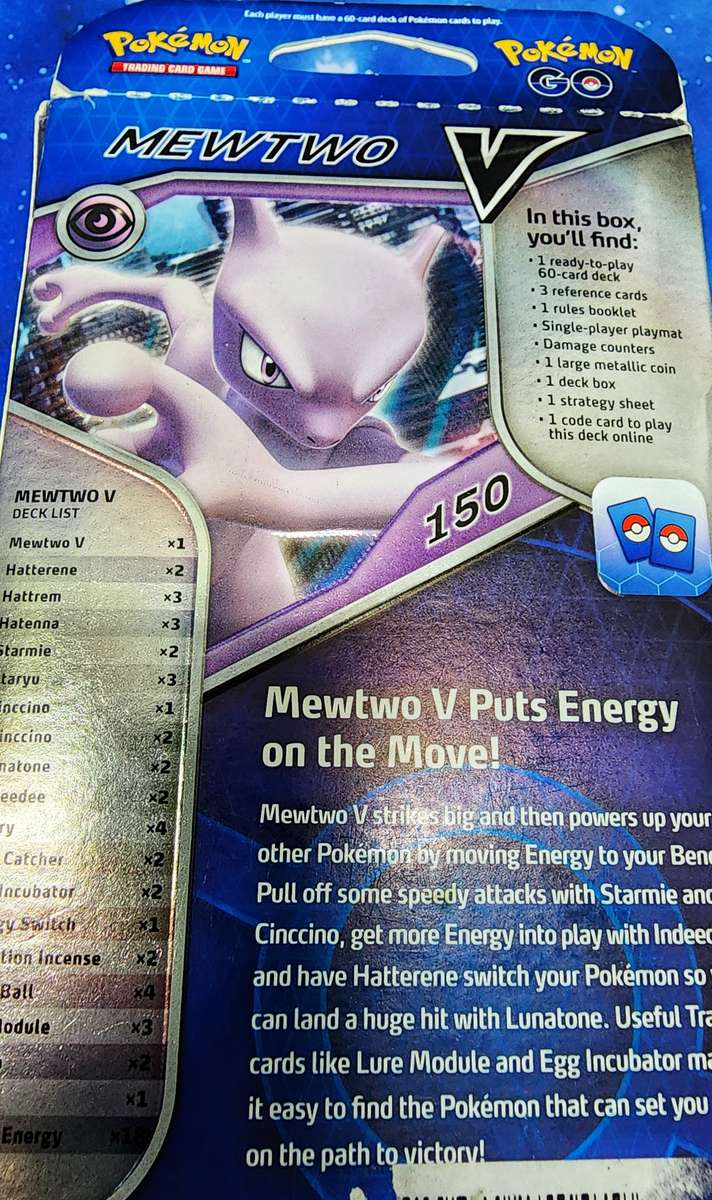 Pokemon Bundle - MewTwo V Battle Deck (Complete), Vintage Cards, Celebrations and More