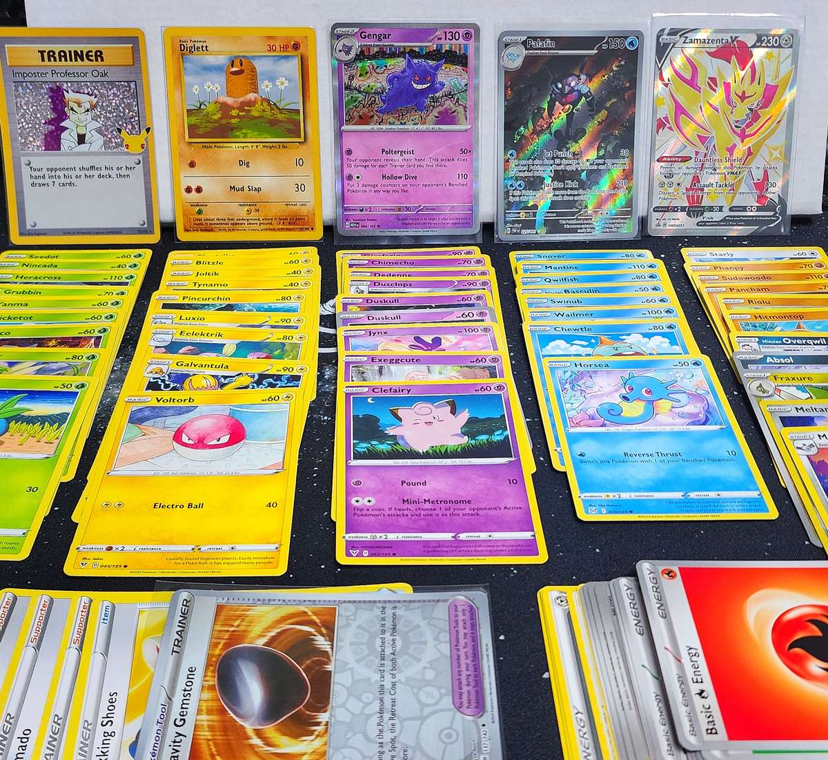 Pokemon TCG Card & Zamazenta Collector's Bundle - Cards, Tin, Figurine, Pin, Sleeves