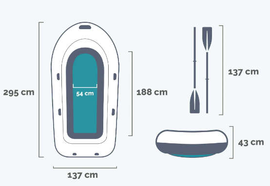 INTEX SeaHawk 3 - Inflatable Boat
