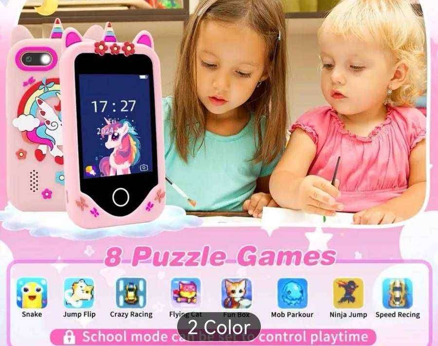 Children's Mobile Phone (Kids Smartphone For Ages 3-12 Years With Dual Camera