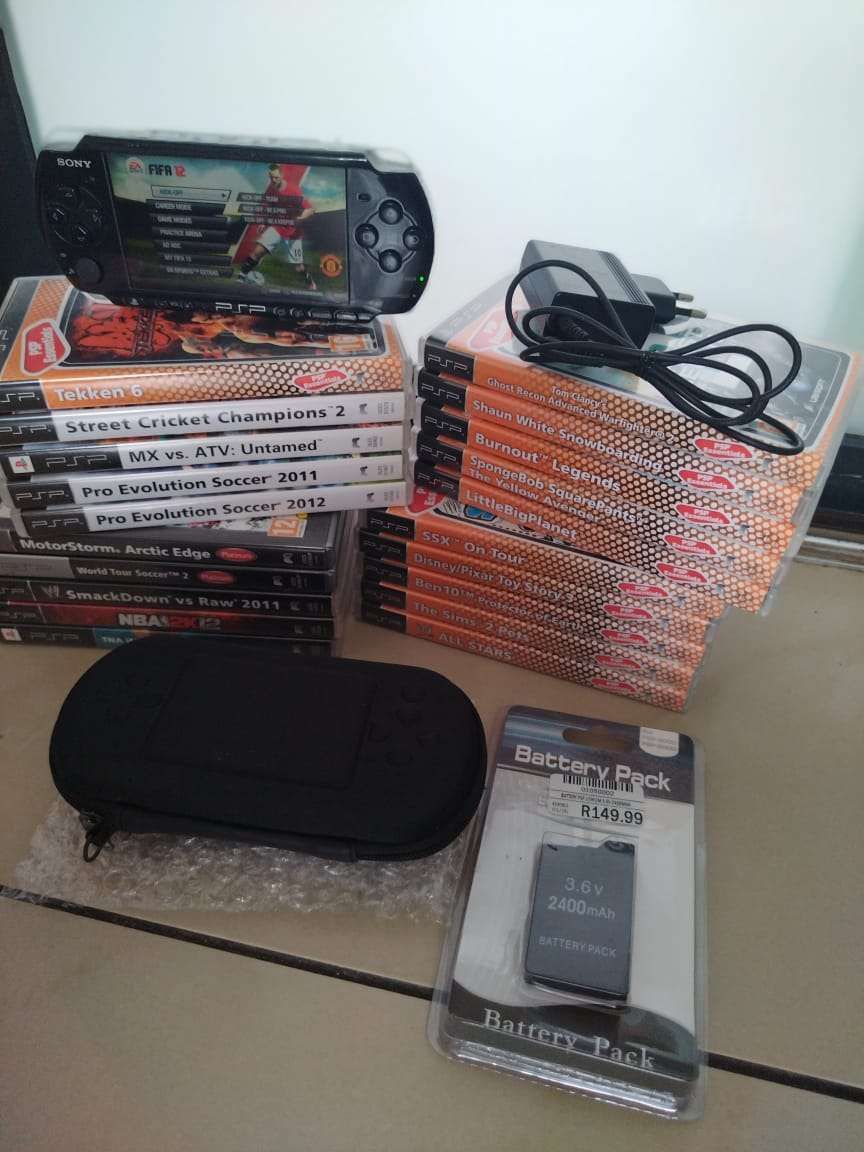 Psp console + 15 Games (Of Your Choice)