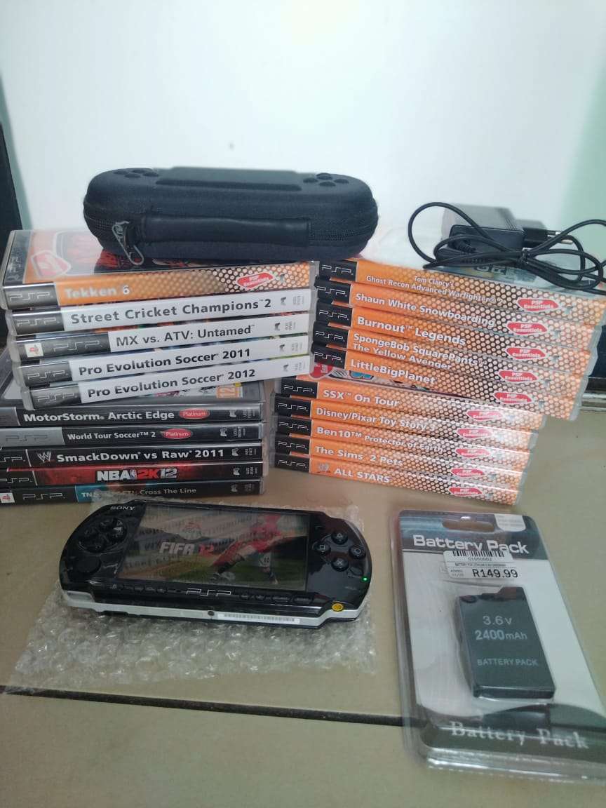 Psp console + 15 Games (Of Your Choice)