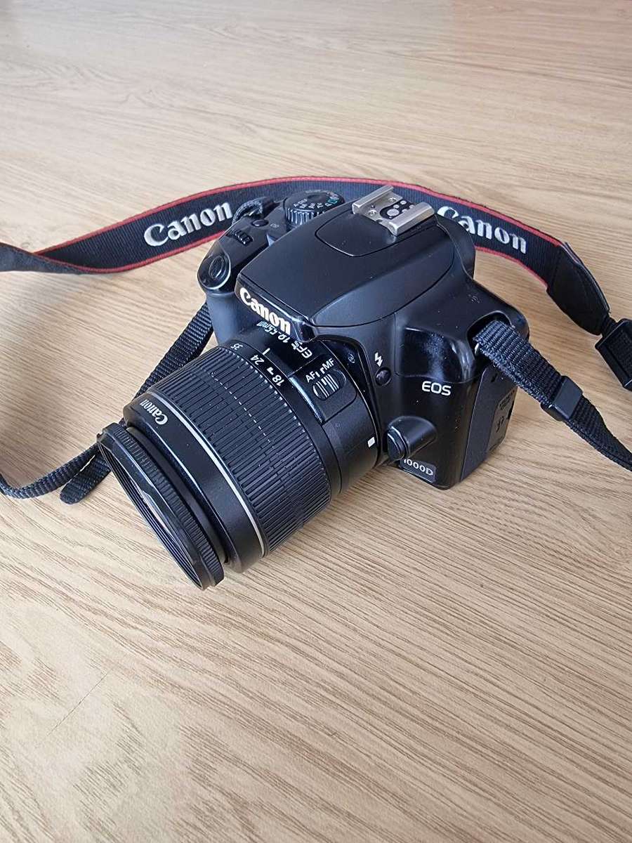 Canon EOS 1000D DSLR set| with  Standard Lens 18-55mm, Charger and battery.