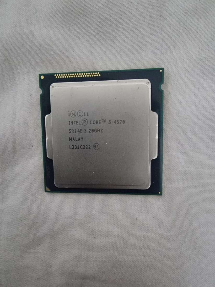 Intel Core i5-4570 4th generation @ 3.20GHz. Socket: LGA 1150