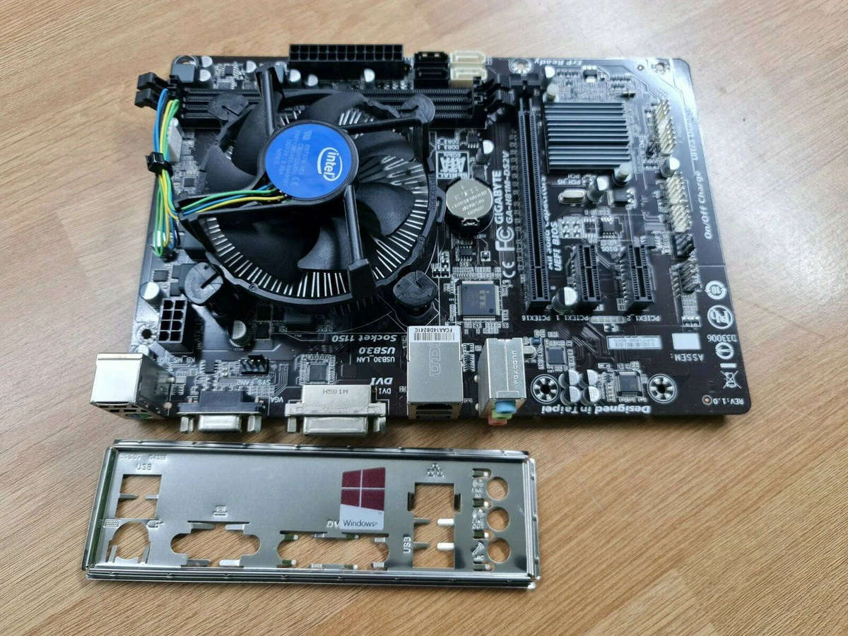 Gigabyte GA-H81M-S1 Motherboard Combo (Intel Core i5 4th Gen + 8GB RAM + Stock Cooler)