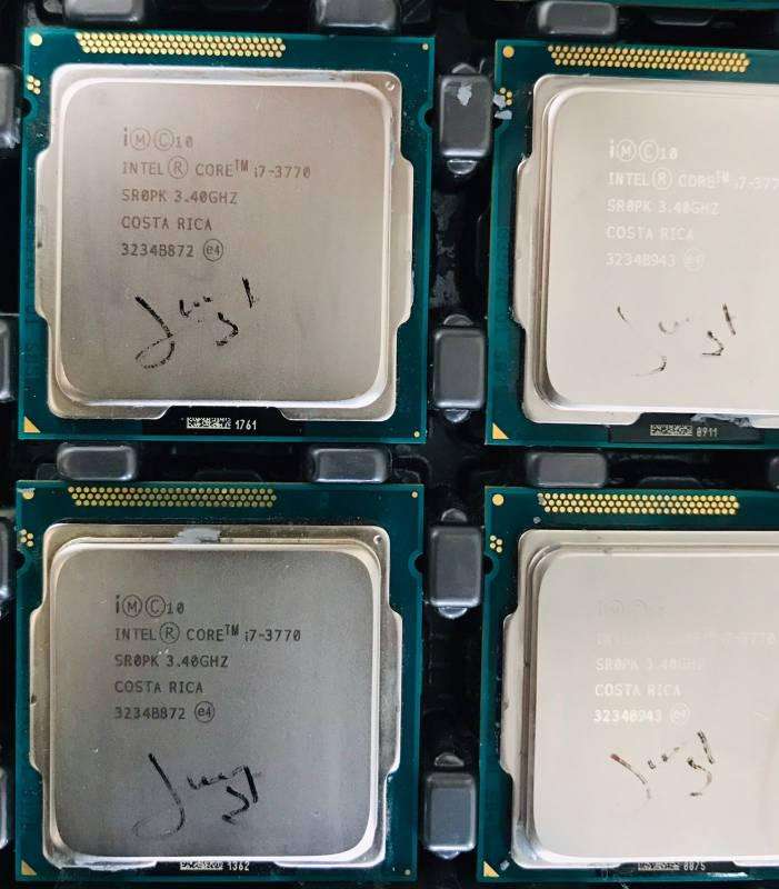 Intel i7-3770 3rd Gen CPUs
