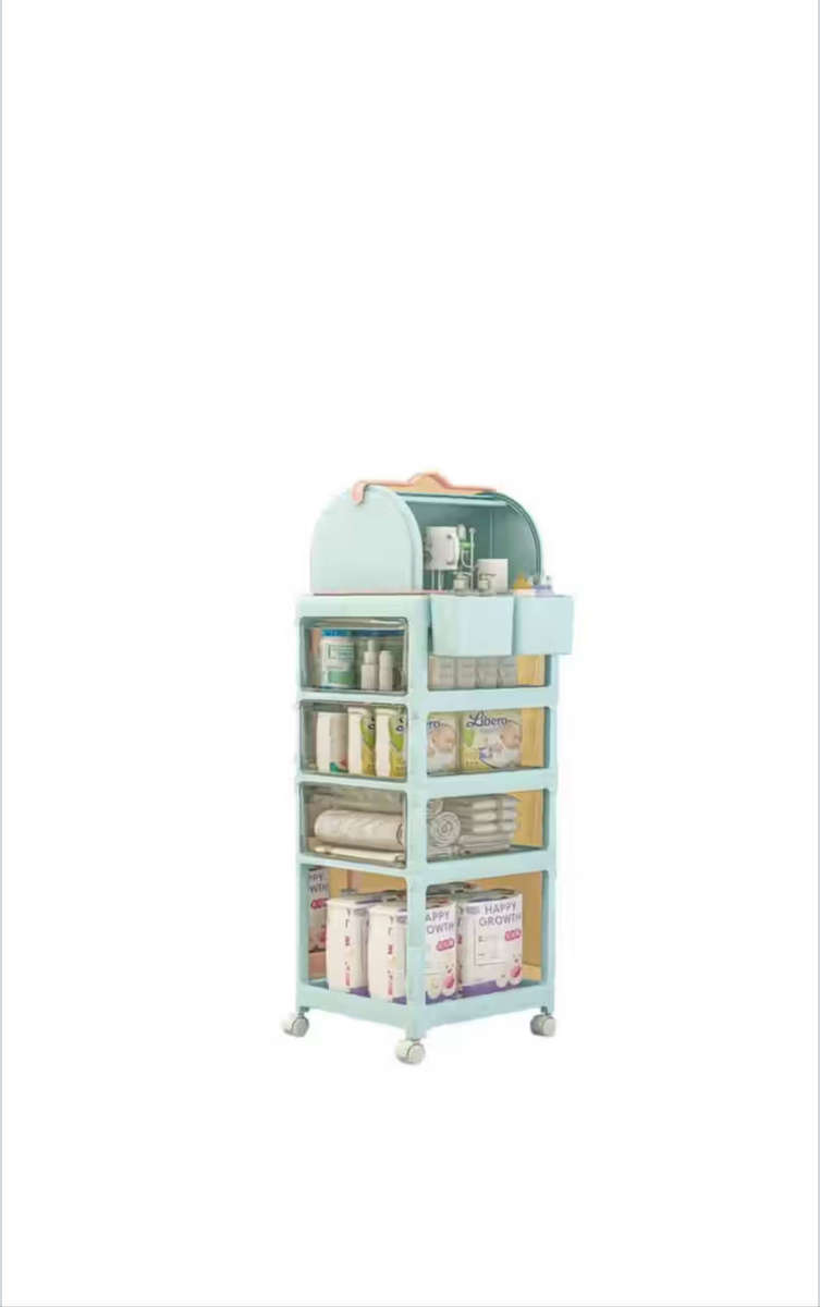 Newborn Baby Mobile Storage Rack
