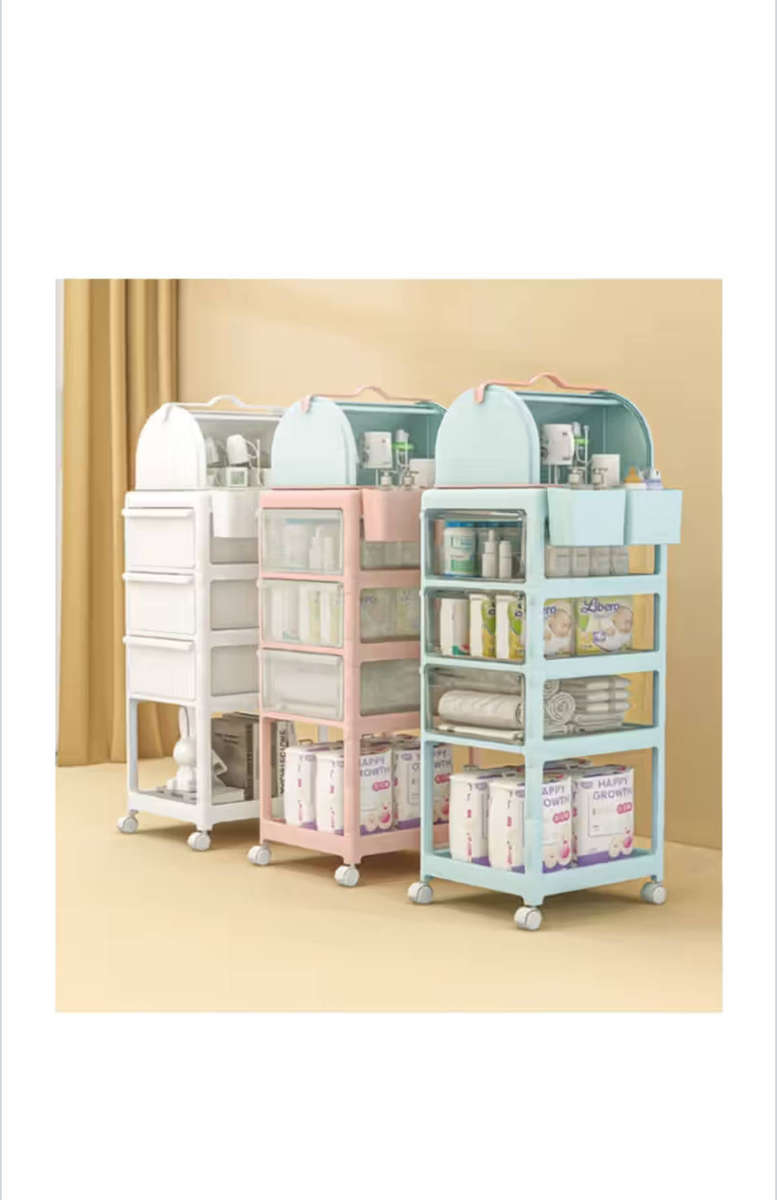 Newborn Baby Mobile Storage Rack