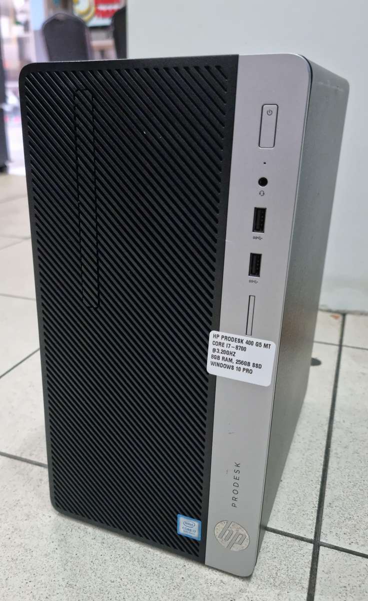HP PRODESK 400 G4 MT, CORE I7 7TH GEN , 8GB RAM 256GB SSD