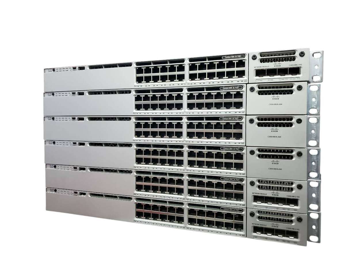 Cisco Catalyst C3850 Ethernet Switch, 24 Port PoE+ PREOWNED