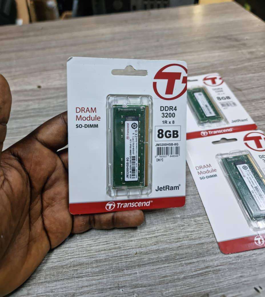 Transcend JetRam JM3200HSB-8G SO-DIMM Memory Module 8GB DDR4 3200Mhz