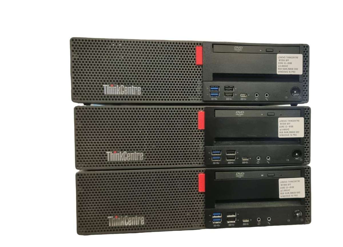 Lenovo ThinkCentre M720S SFF, Core i3 8th Gen, 8GB RAM 256GB SSD PREOWNED