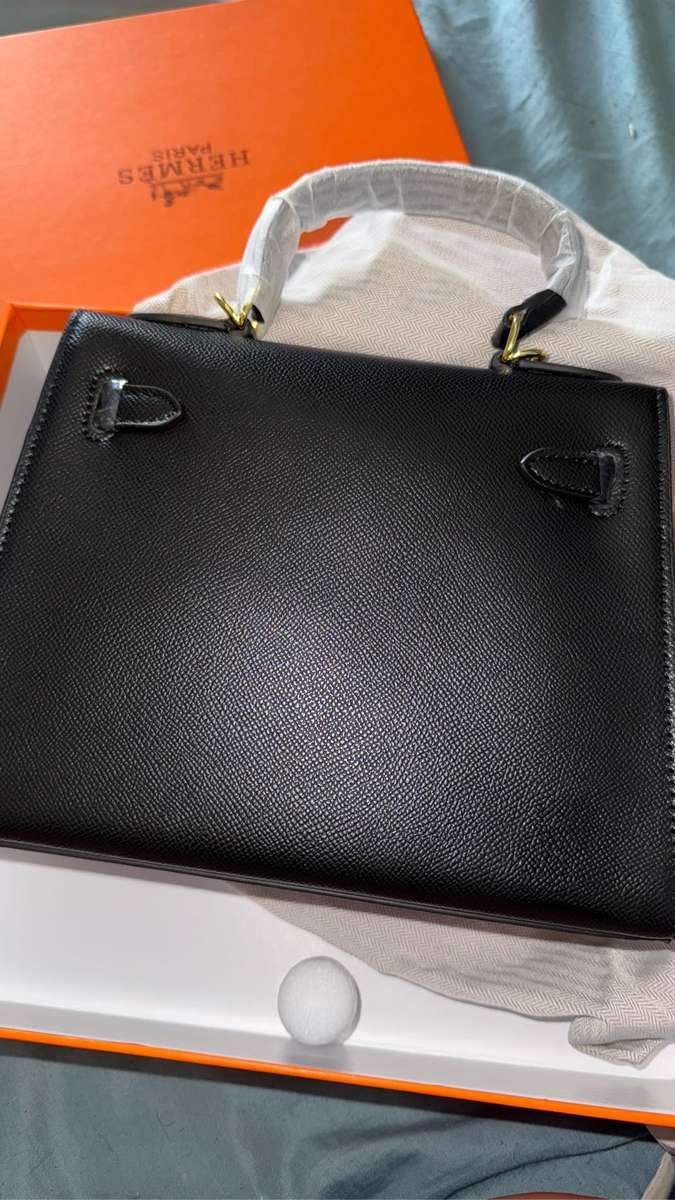 Hermes Kelly bag, black
