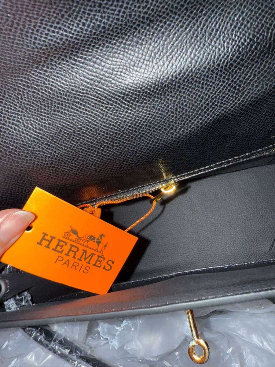 Hermes Kelly bag, black