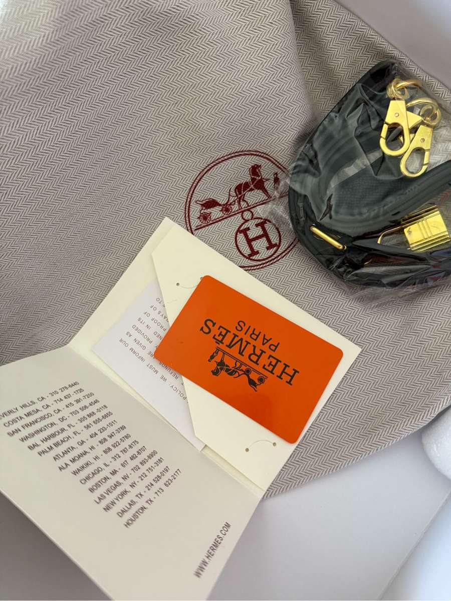 Hermes Kelly bag, black