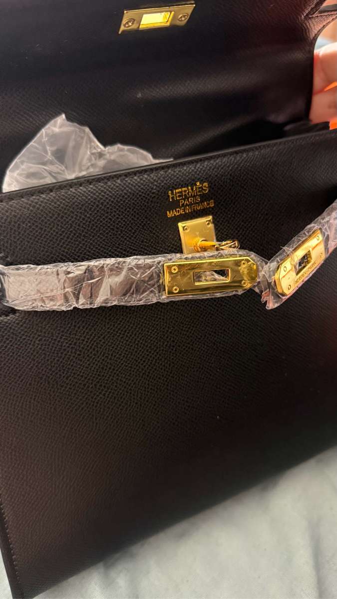 Hermes Kelly bag, black