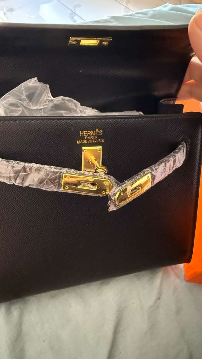 Hermes Kelly bag, black