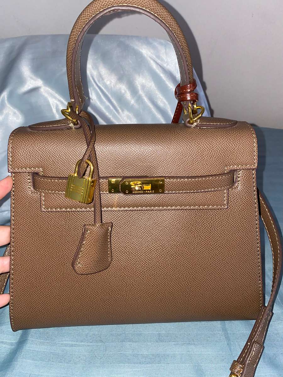 Hermes Kelly bag brown super quality