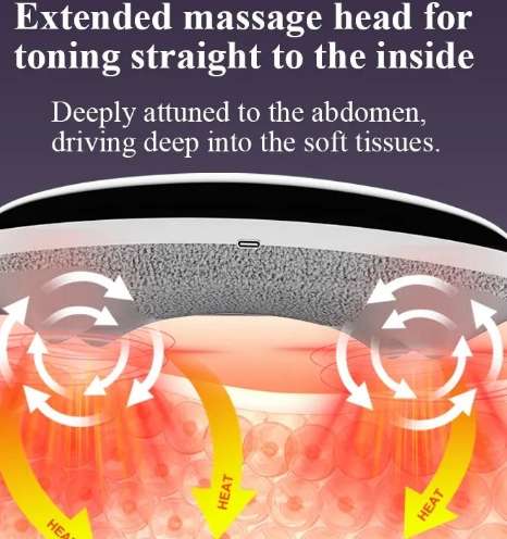 Rechargeable Waist Slimming And Period Pain Massager Heating Pad Belt