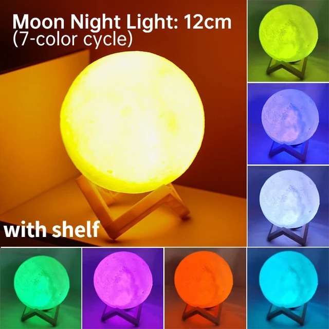 Moon Lamp with USB cable