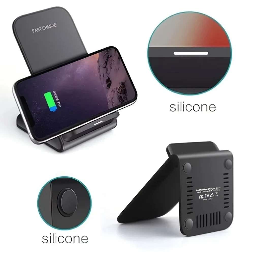 new Wireless Charger Stand Pad for iPhones and Androids