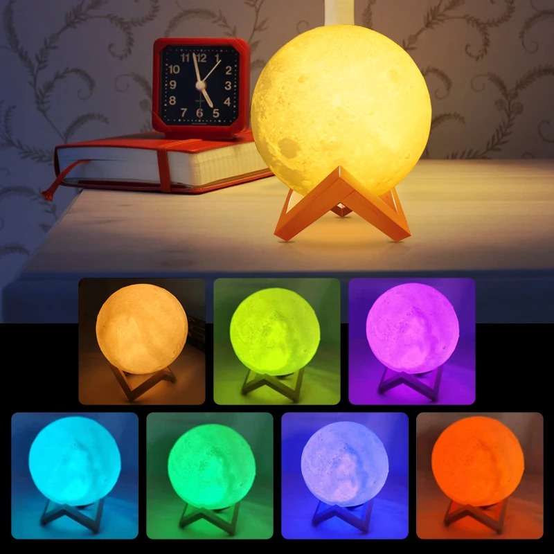 Moon Lamp with USB cable