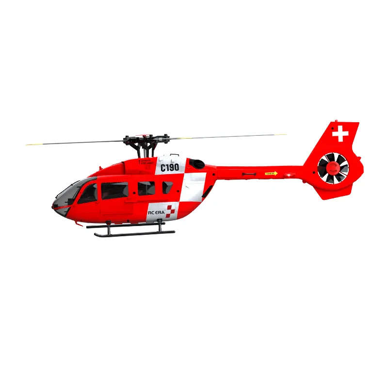 RC-ERA C-190 H145 Pro Gyro Stabilised - RTF Helicopter (Red)