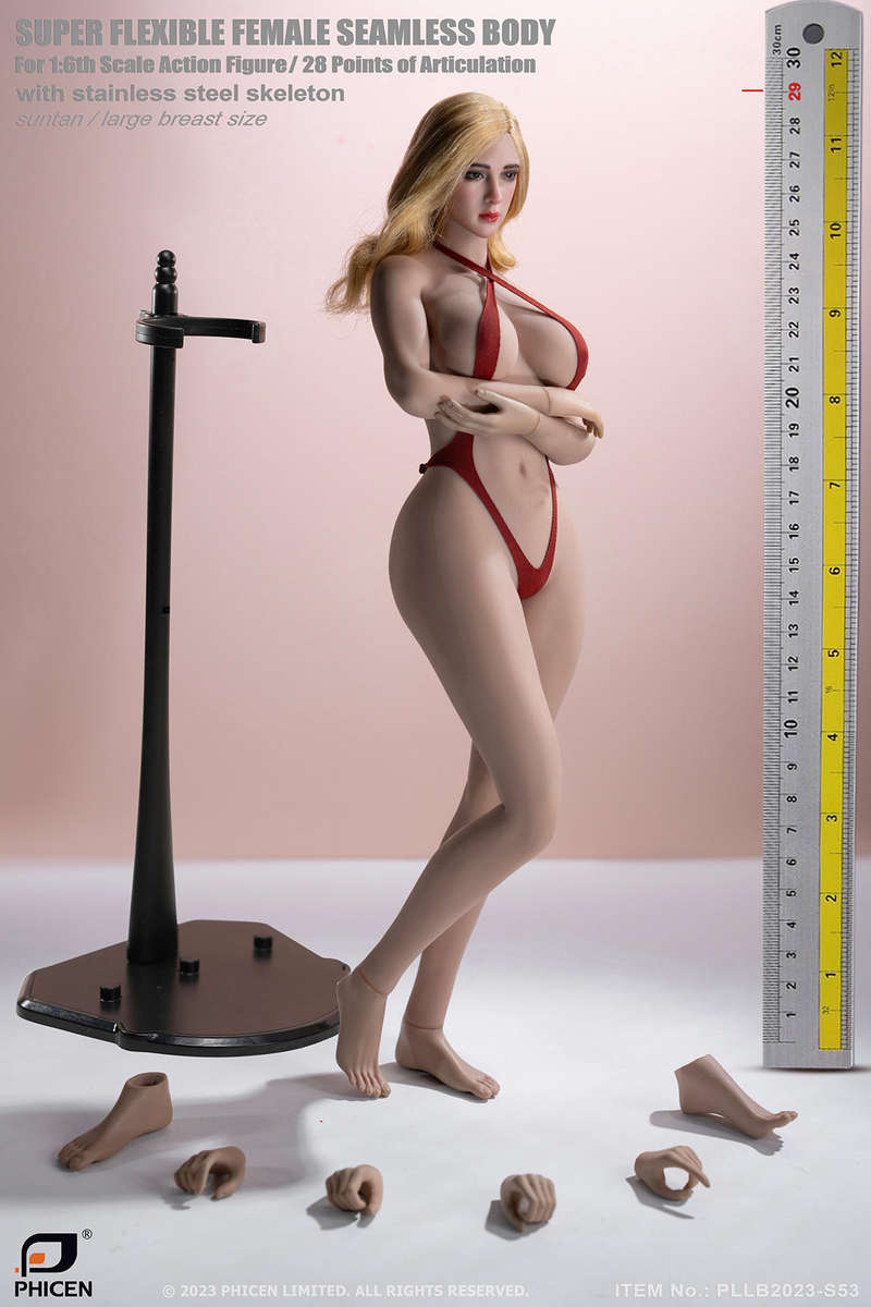 TBLeague 1/6th Scale 30cm Super Flexible Seamless Female Action Figure S53
