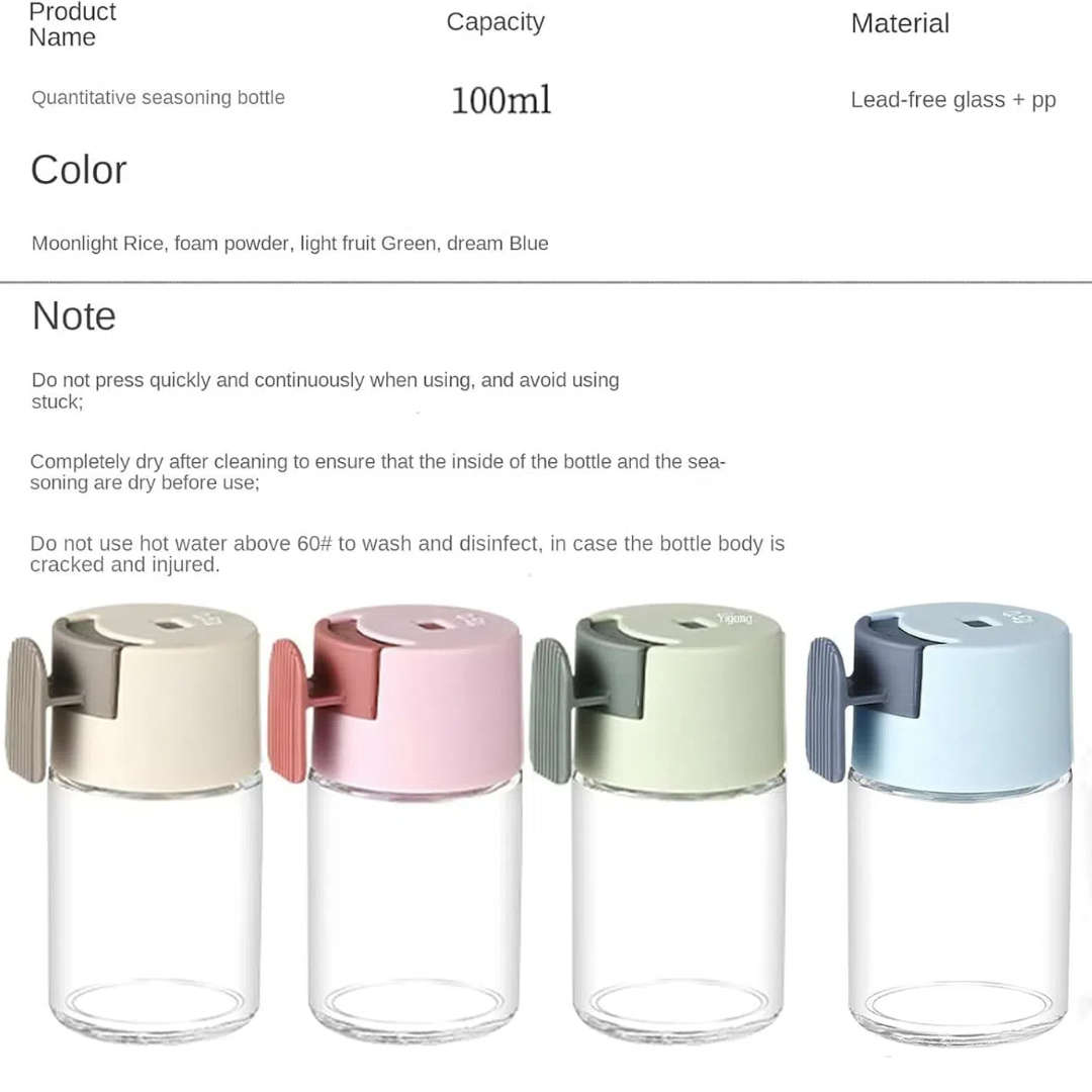 Set of 4 measurable  container - plus 12 French fry bag clips in a fun box